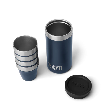 YETI Shot Glasses With Carrying Case - Navy