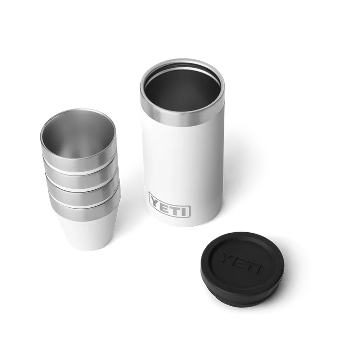 YETI Shot Glasses With Carrying Case - White