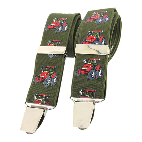 Soprano Red Tractor Braces 35mm X Style Braces
