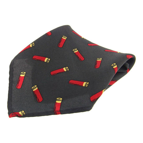 Soprano Green Shotgun Cartridge Silk Pocket Square