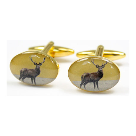 Soprano Standing Stag Country Cufflinks