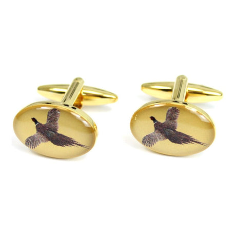 Soprano Flying Pheasant Country Cufflinks