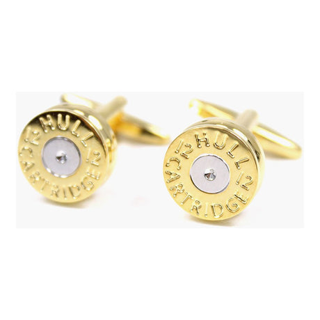 Soprano Gold Shotgun Cartridge Cufflinks