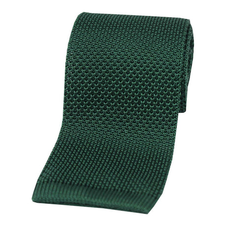 Soprano Racing Green Knitted Silk Tie