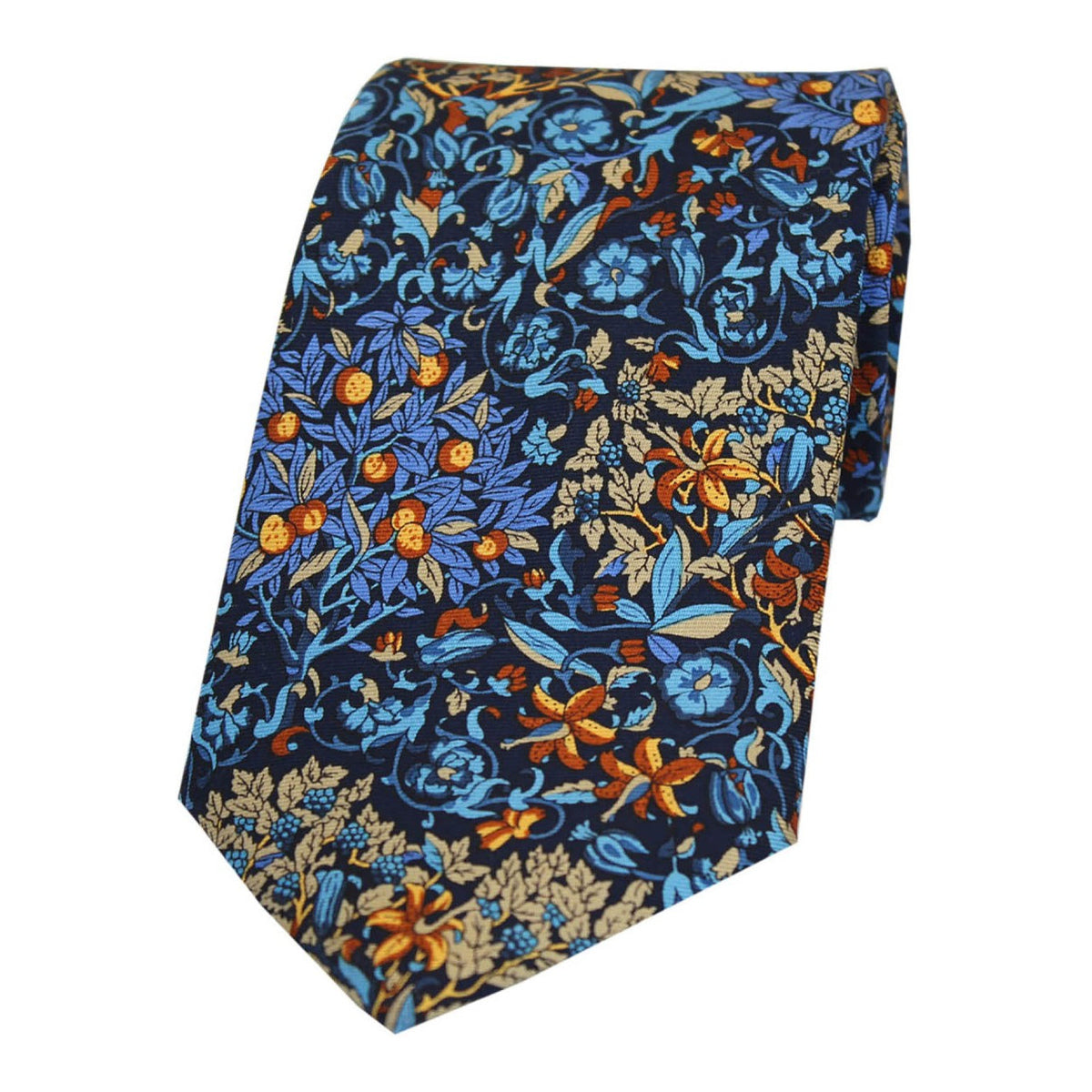 Soprano Multi Coloured Luxury Printed Silk Tie