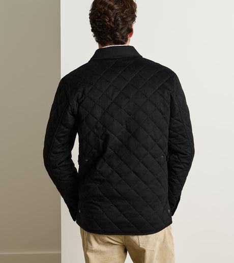 Peter Millar 25th Anniversary Cashmere Suffolk Jacket in Black - rear