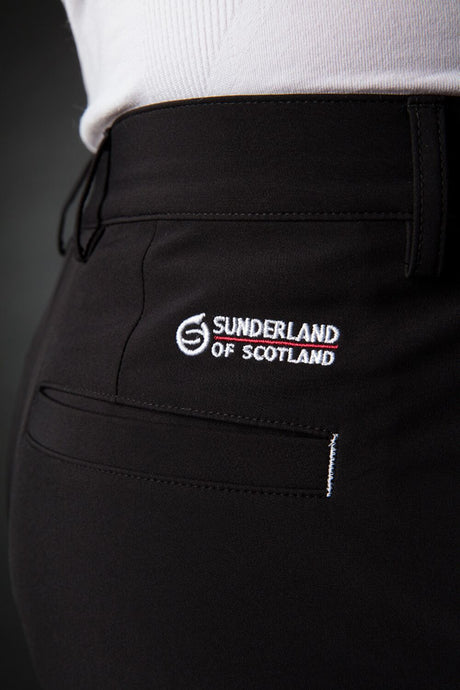 SUNDERLAND Morzine Technical Lightweight Showerproof Golf Trousers - Mens - Black Sunderland
