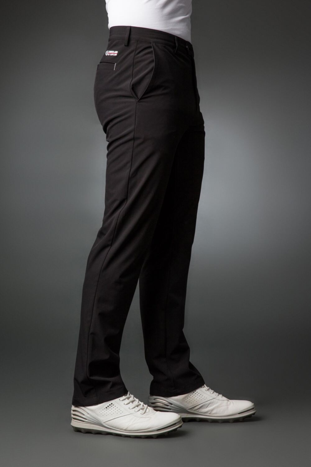SUNDERLAND Morzine Technical Lightweight Showerproof Golf Trousers - Mens - Black
