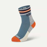 SEALSKINZ Surlingham Waterproof All Weather Ankle Length Striped Cuff Sock - product view 2
