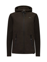 SWAZI Catlin Hooded Jacket Womens Bark, front view