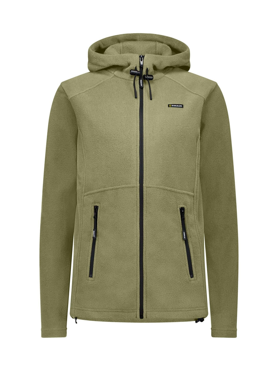 SWAZI Catlin Hooded Jacket Womens Tussock, front view