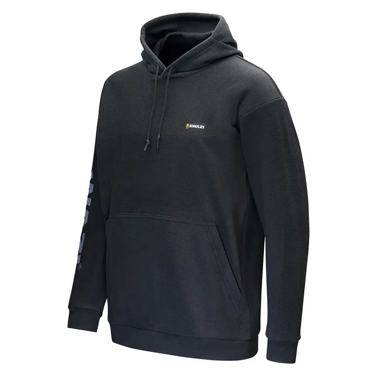 SWAZI Clansman Microfleece Hoodie - Mens - Black