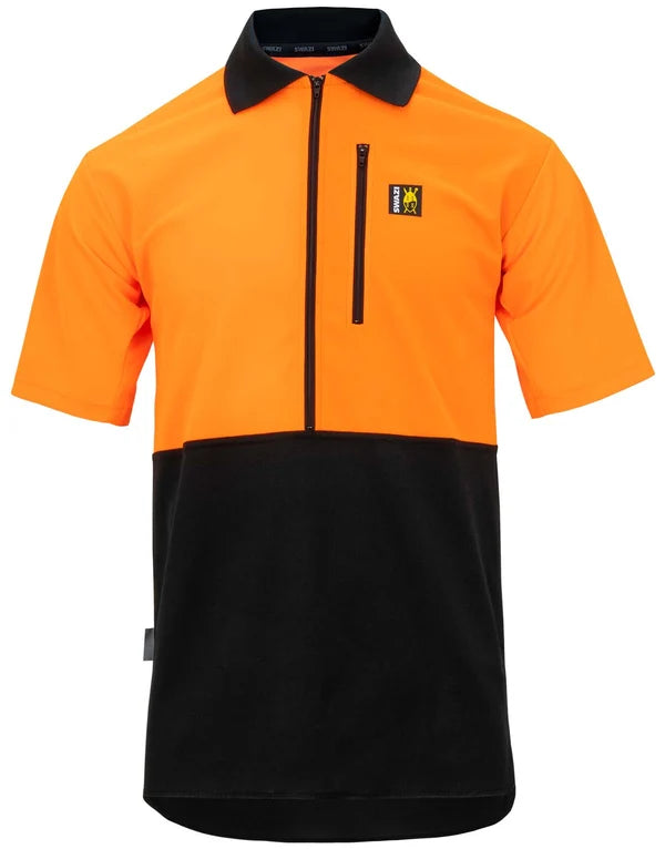 SWAZI Climb-Max HV Short Sleeve Top - Men's - Blaze/Black
