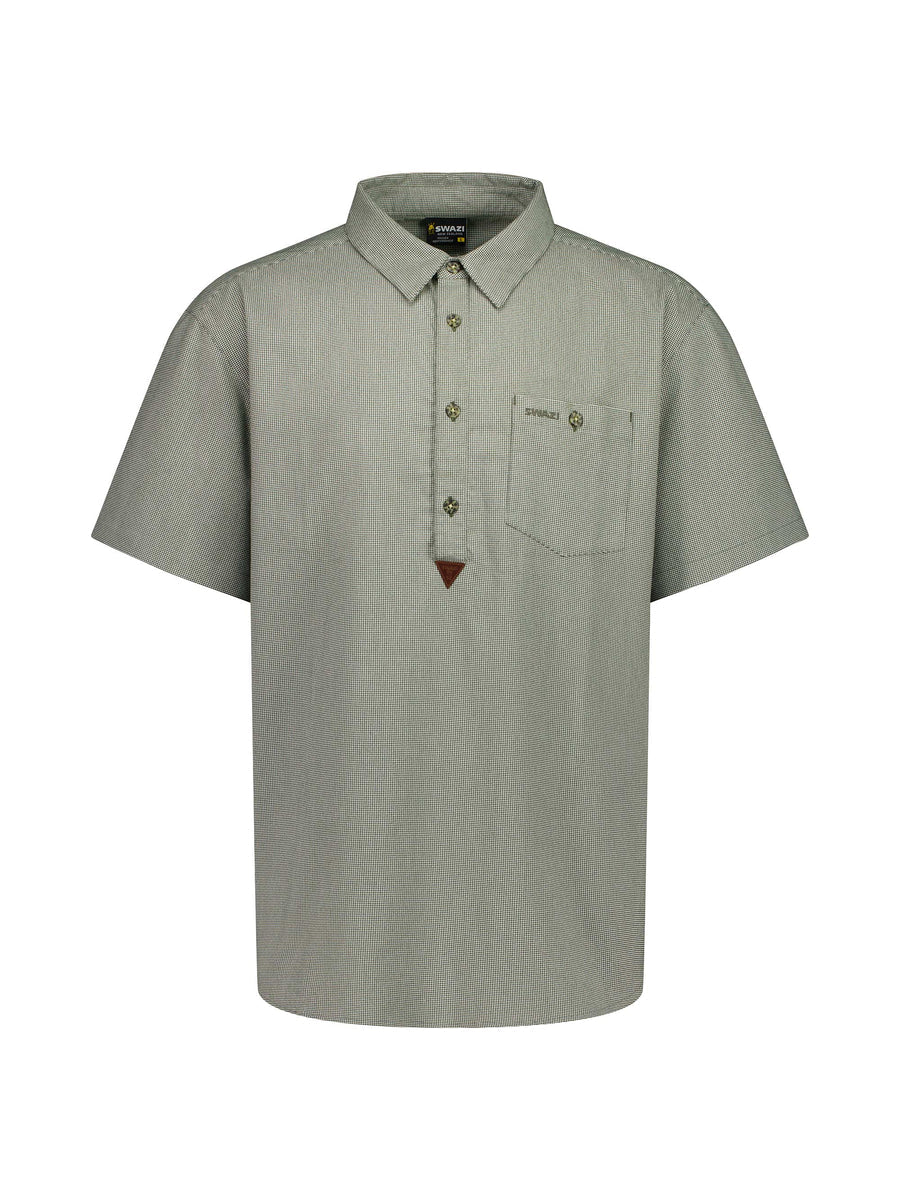 SWAZI Drifter Shirt Mens Olive, front view