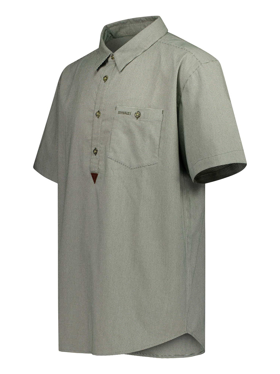 SWAZI Drifter Shirt Mens Olive, angled view