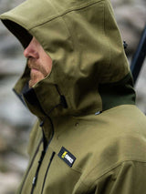 SWAZI Ibex Waterproof Hunting Jacket - Mens - Tussock Green