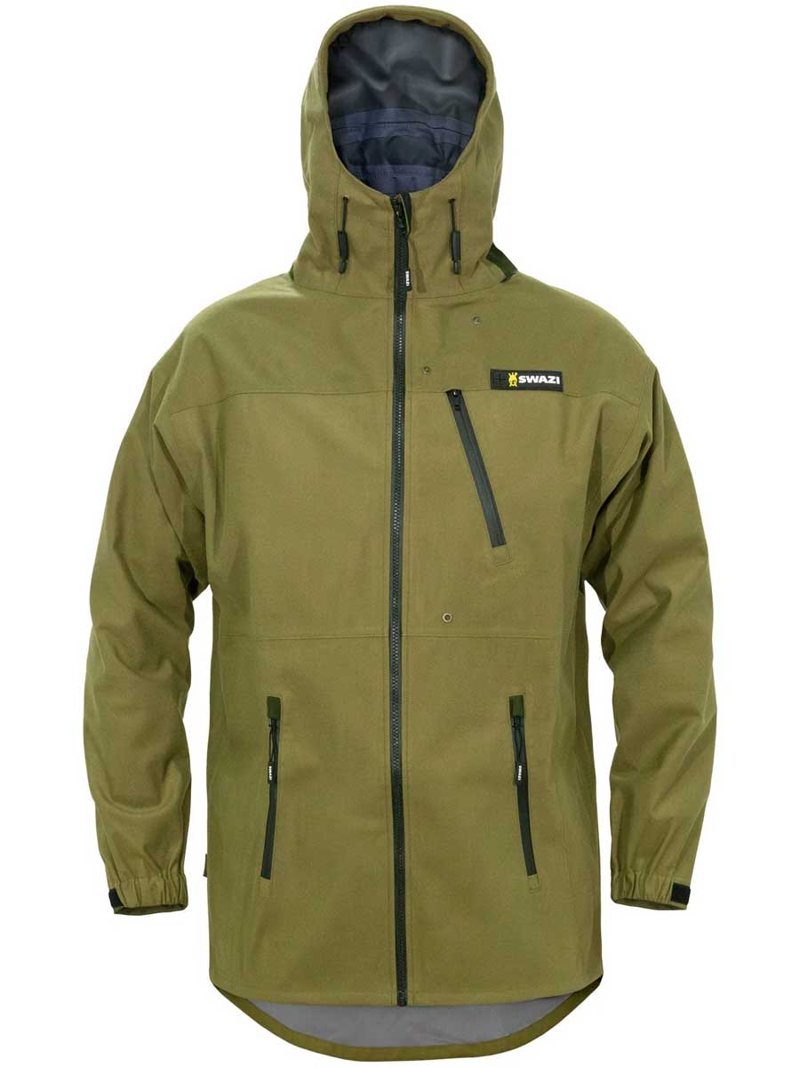 SWAZI Ibex Waterproof Hunting Jacket - Mens - Tussock Green