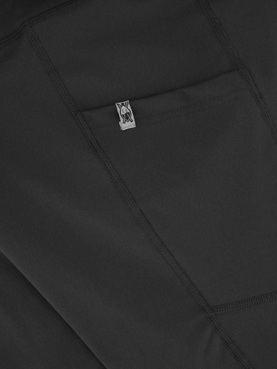 SWAZI Ionia Tights Womens Black, side pocket detail