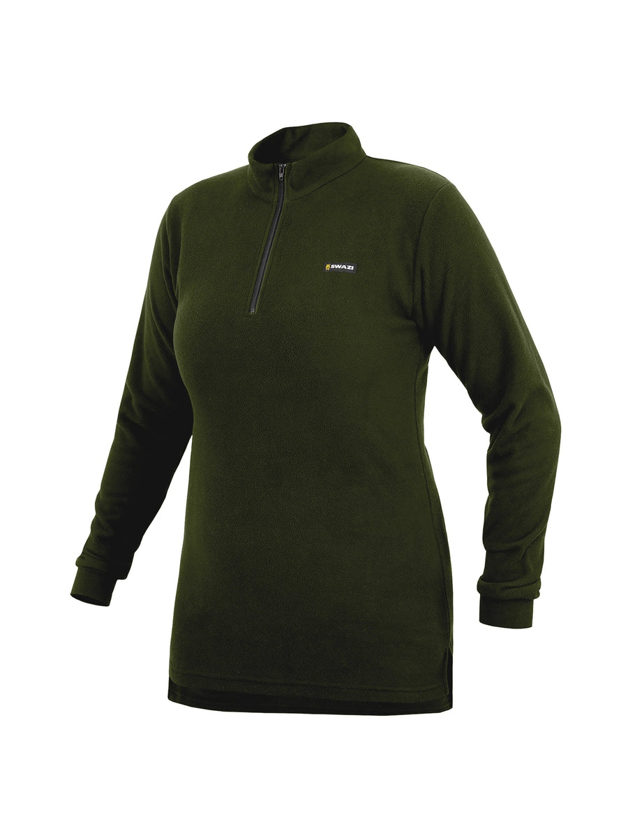 SWAZI Leithen Top Womens Olive, front view