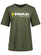 SWAZI Logo T-Shirt Womens Ranger, front view