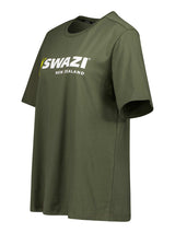 SWAZI Logo T-Shirt Womens Ranger, angled view
