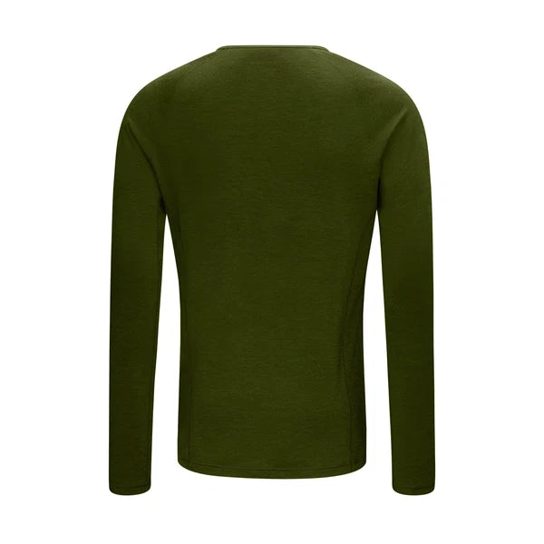 SWAZI Merino Hoodoo Long Sleeve Top - Mens – Olive