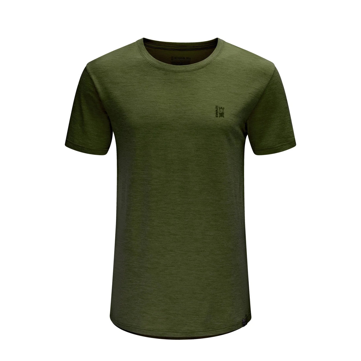 SWAZI Merino Hoodoo Short Sleeve Top - Mens – Olive