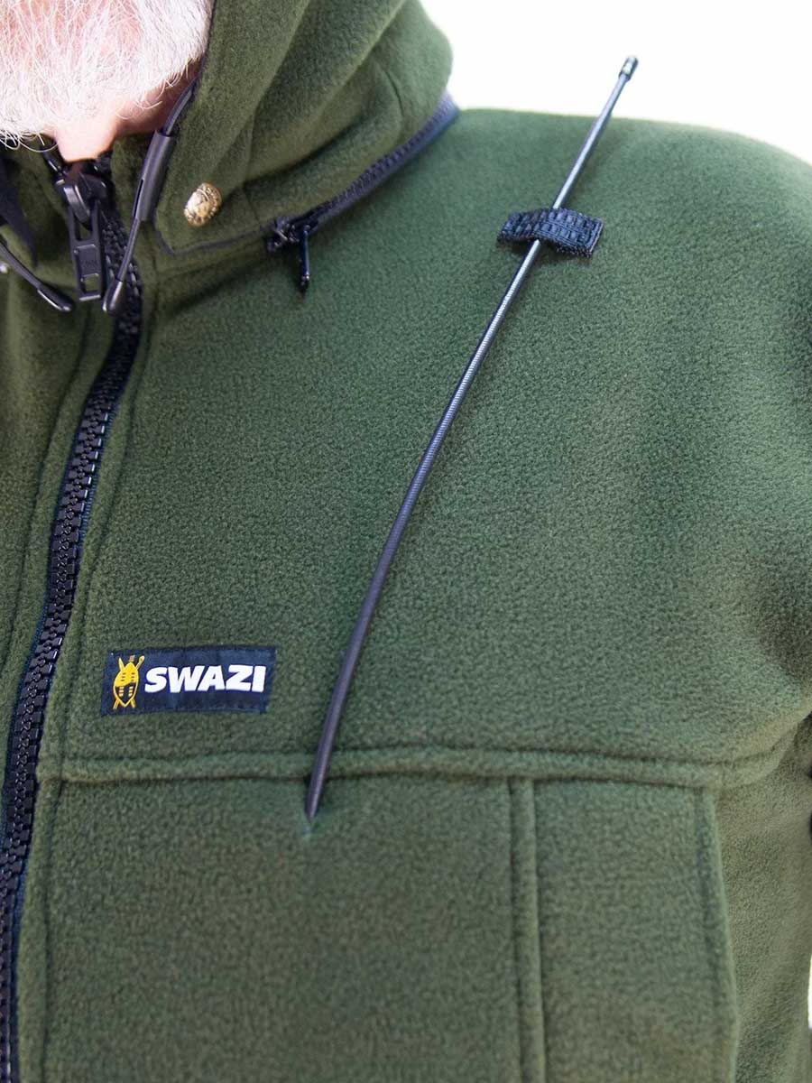 SWAZI Nahanni Shirt - Fleece Smock - Mens - Olive