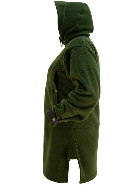 SWAZI Nahanni Shirt - Fleece Smock - Mens - Olive