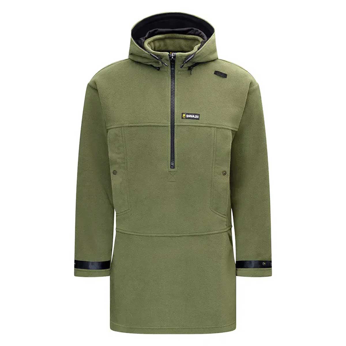 SWAZI Nahanni Shirt - Fleece Smock - Mens - Ranger