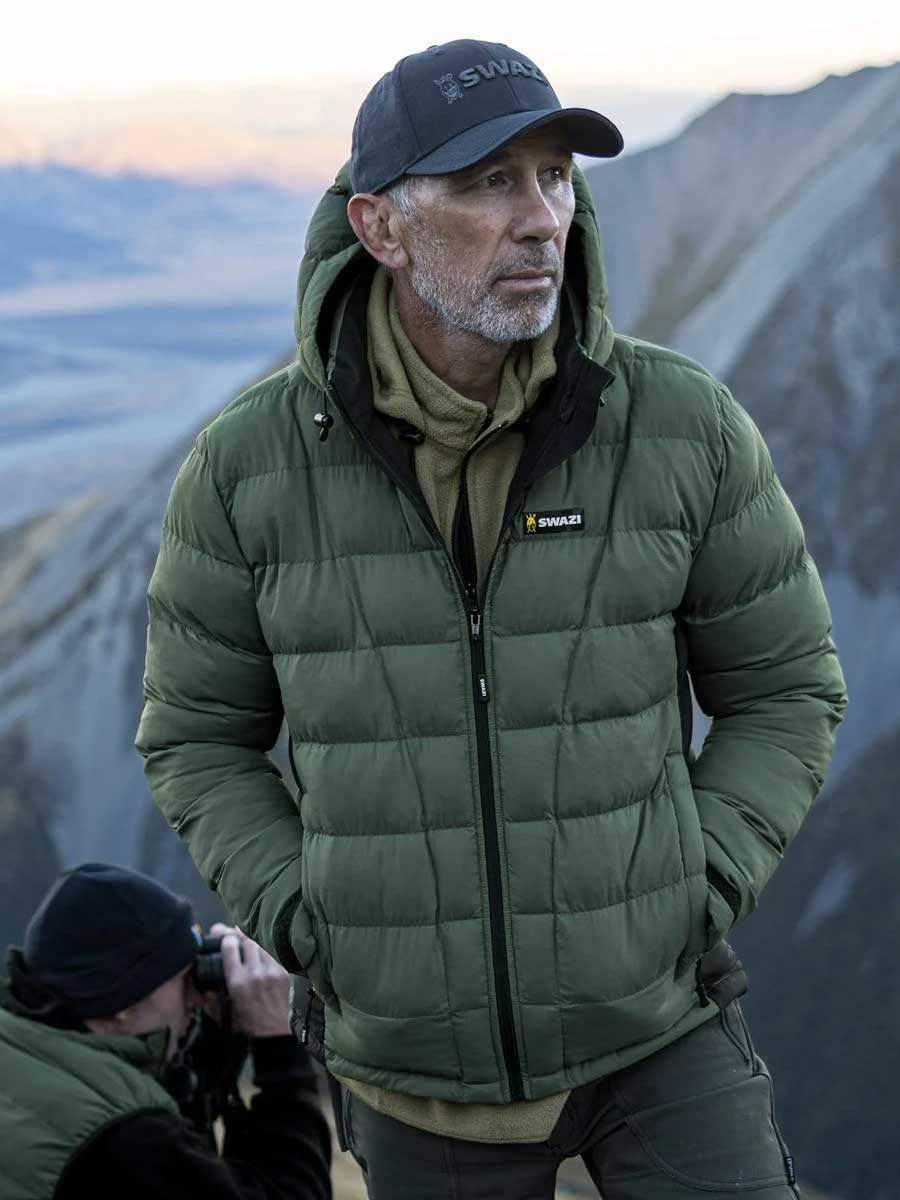 SWAZI Puffadder Puffer Jacket - Mens - Olive