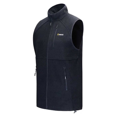 SWAZI Sherpa Fleece Vest - Mens - Black