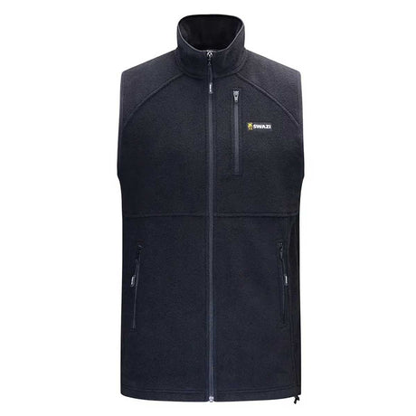 SWAZI Sherpa Fleece Vest - Mens - Black
