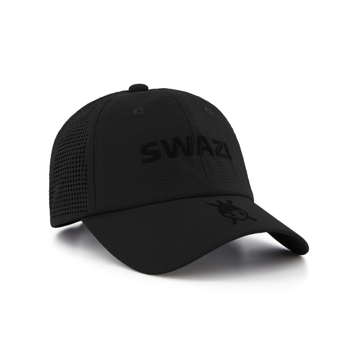 SWAZI Summer Cap Black, front view