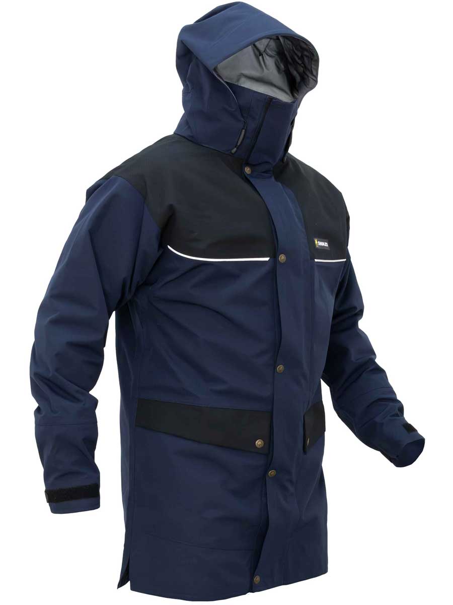 SWAZI Torrent Waterproof Jacket - Mens - Navy / Black