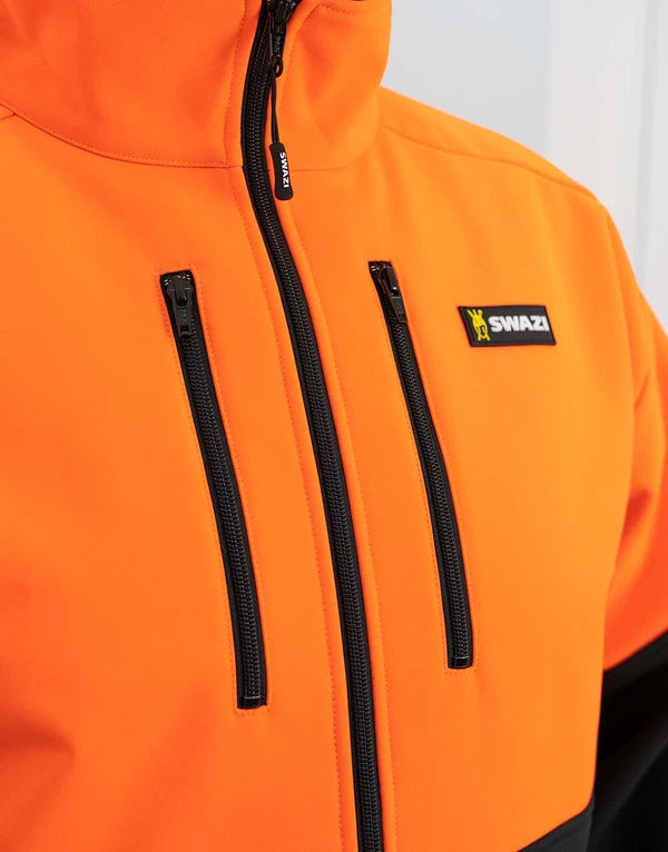 SWAZI WindCheetah Top - Mens - Blaze/ Black