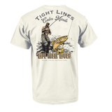 Tight Lines Fly Fishing T-Shirt artwork