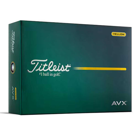 TITLEIST AVX Golf Balls - Yellow / Dozen