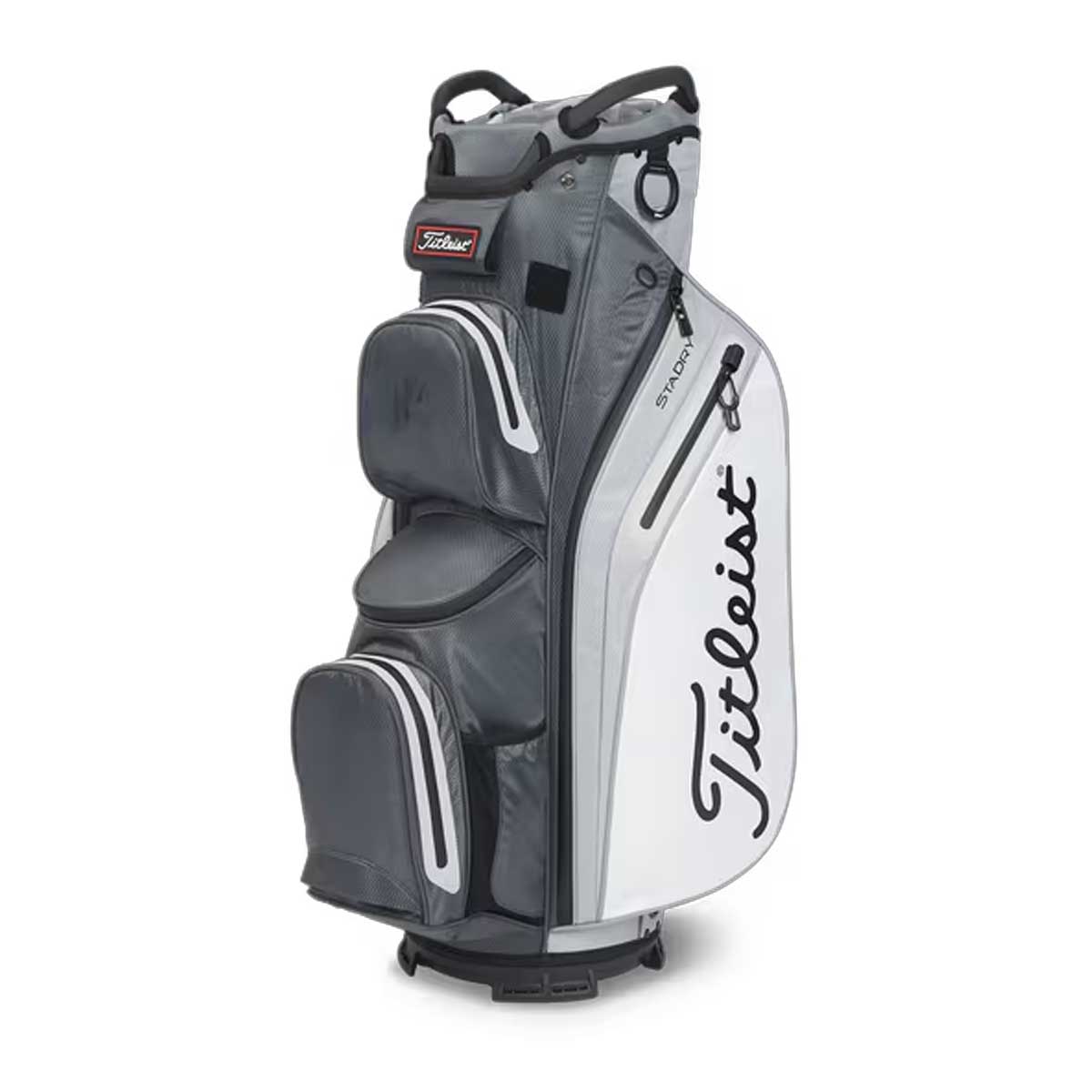 TITLEIST Cart 14 StaDry Golf Bag - Charcoal / Grey / White