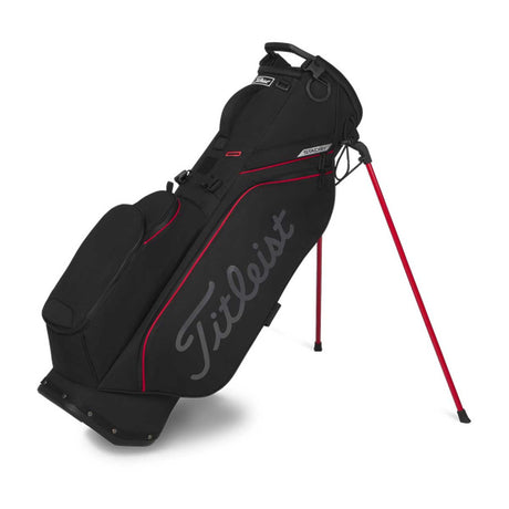 TITLEIST Players S4 StaDry Golf Bag - Black / Red / Graphite