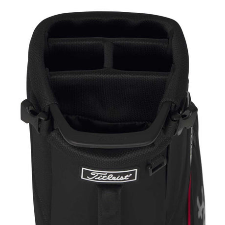 TITLEIST Players S4 StaDry Golf Bag - Black / Red / Graphite