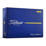 TITLEIST Tour Soft Golf Balls - Yellow / Dozen