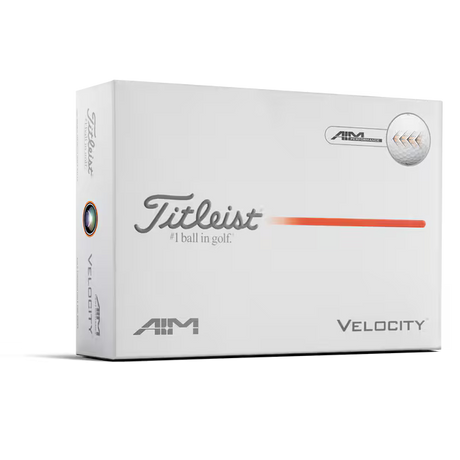 TITLEIST Velocity AIM Performance Golf Balls - White / Dozen