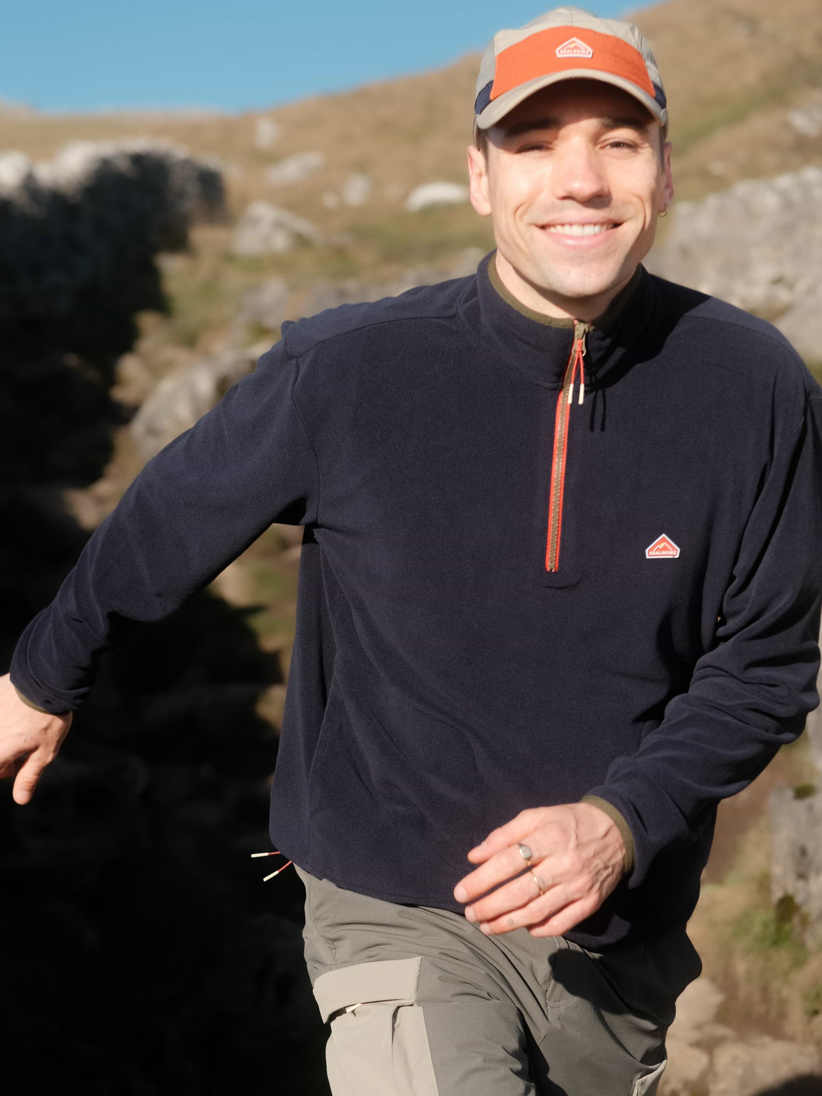 SEALSKINZ Toney Men's Quarter Zip Fleece - product view 3