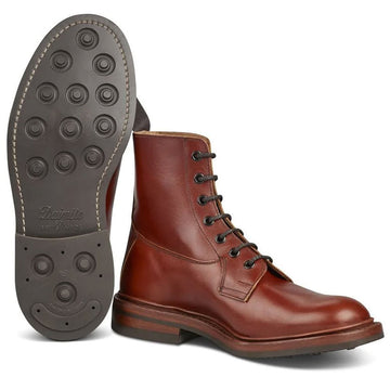 TRICKER'S Burford Boots Mens Dainite or Leather Sole Marron
