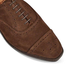 Load image into Gallery viewer, TRICKER&#39;S Kensington Shoes - Mens - Chocolate Repello Suede
