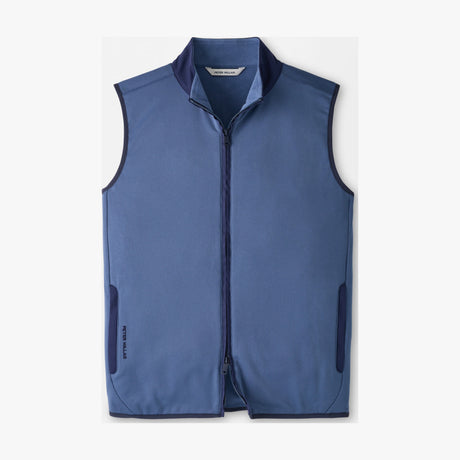Peter Millar Vail Gilet in Bali Blue - flat product view