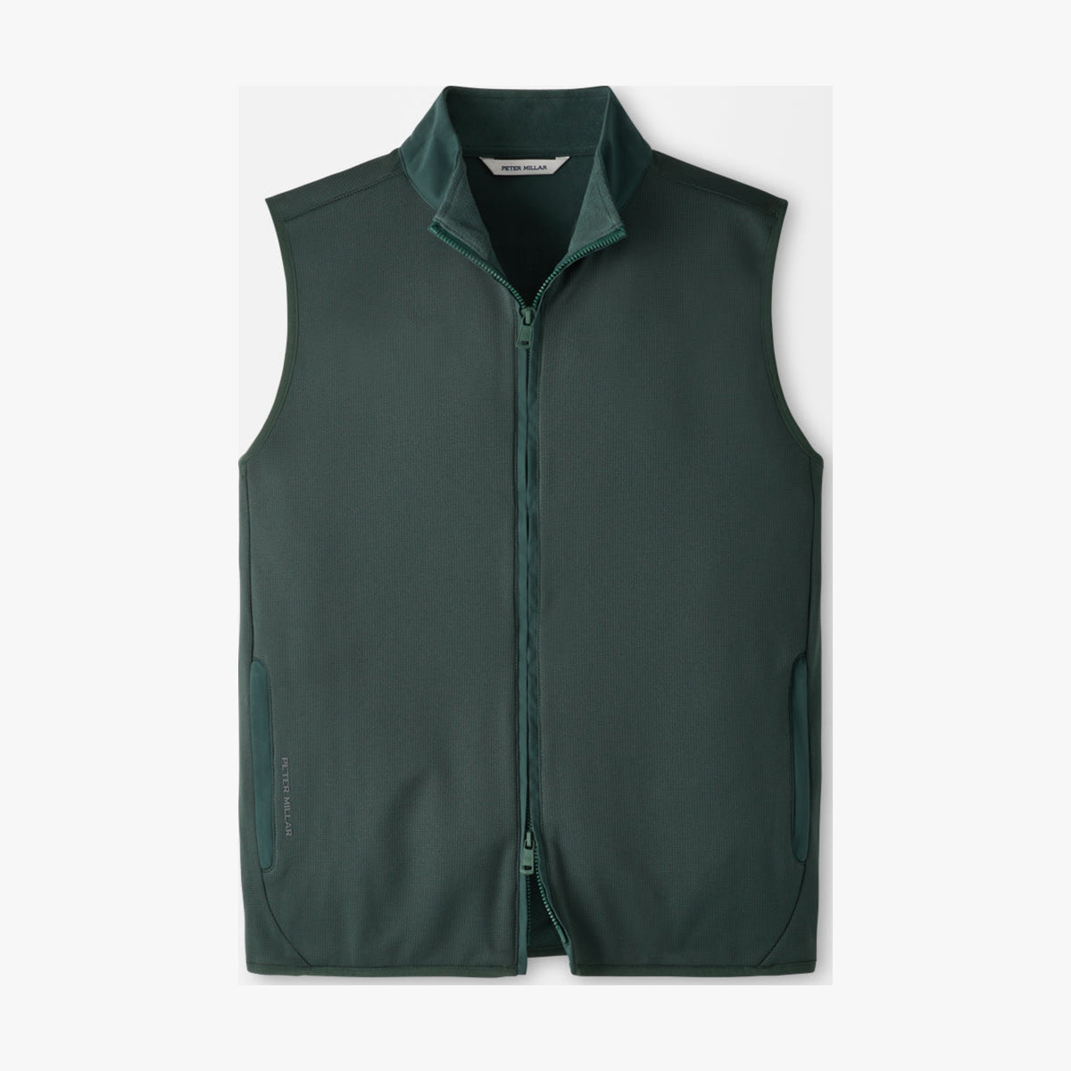 Peter Millar Vail Gilet in Pine Brook - flat product view