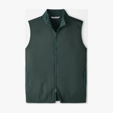 Peter Millar Vail Gilet in Pine Brook - flat product view