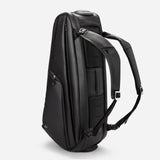 VESSEL Baseline 2.0 Tennis Racket Bag - Pebbled Black Backpack Straps